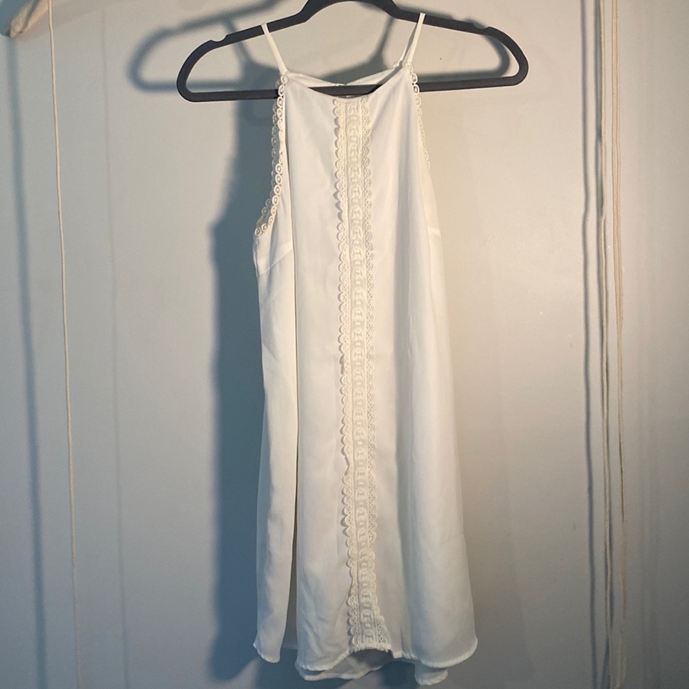 Sleeveless White Dress Size Medium